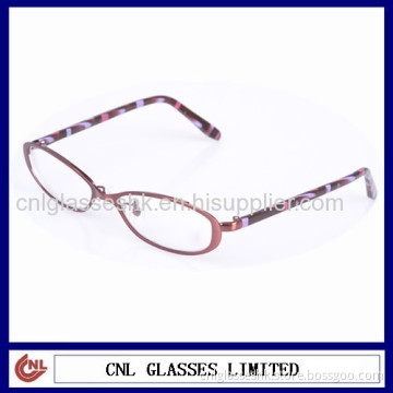 Fashion Oval Metal Optical Frame For Unisex 